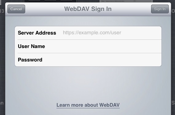 webdav client ios