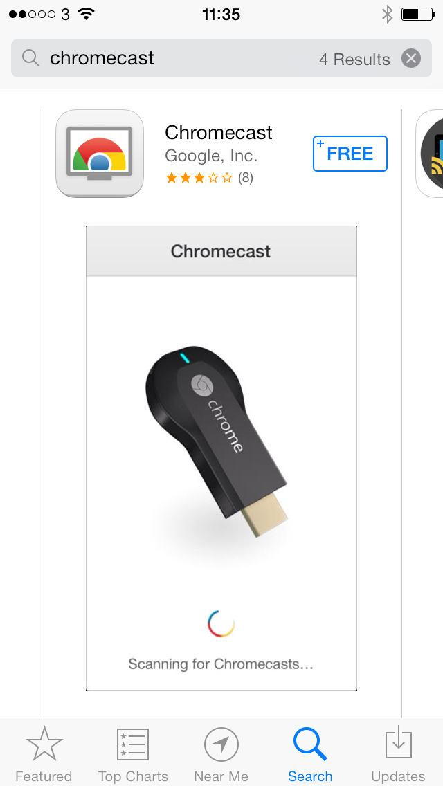 chromecast remote app ios