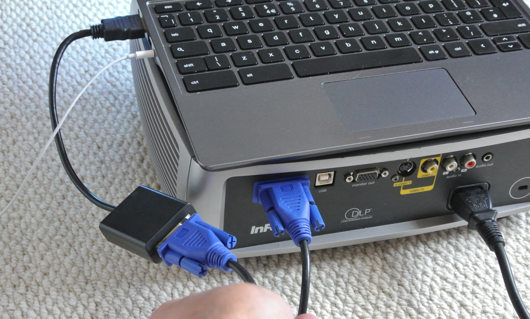 Connecting Acer C720 Chromebook to VGA Projector HEAD4SPACE