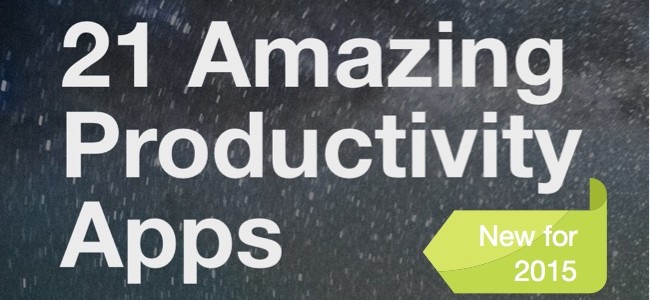21 Amazing Productivity Apps eBook 2015