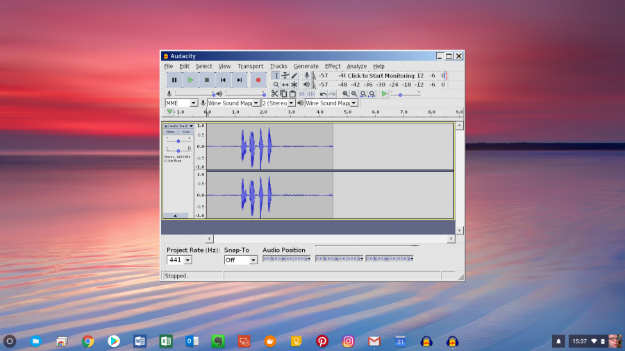 audacity linux chromebook