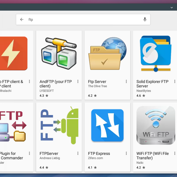 FTP Server Using Chromebook