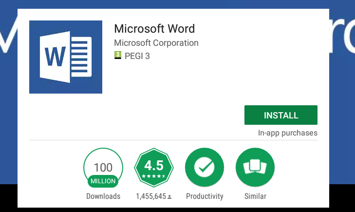 what is the chromebook equivalent to microsoft word