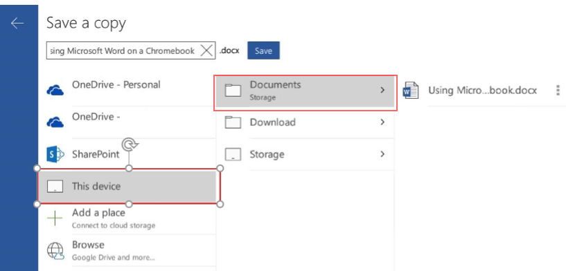 can you use microsoft word on a chromebook